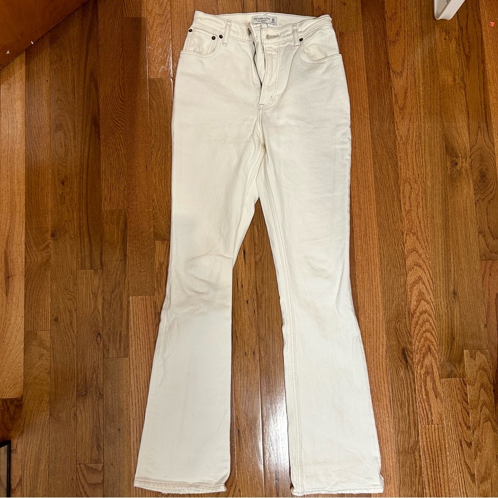 Abercrombie White Jeans